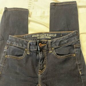 Kids, young ladies, blue jeans